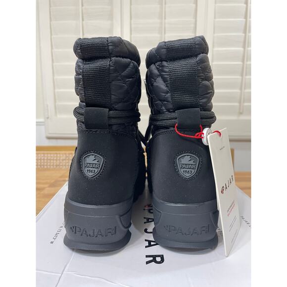 Pajar Canada Women's Travita Lace Up Winter Snow Boots Black Size 7.5 NIB WP - Picture 5 of 10